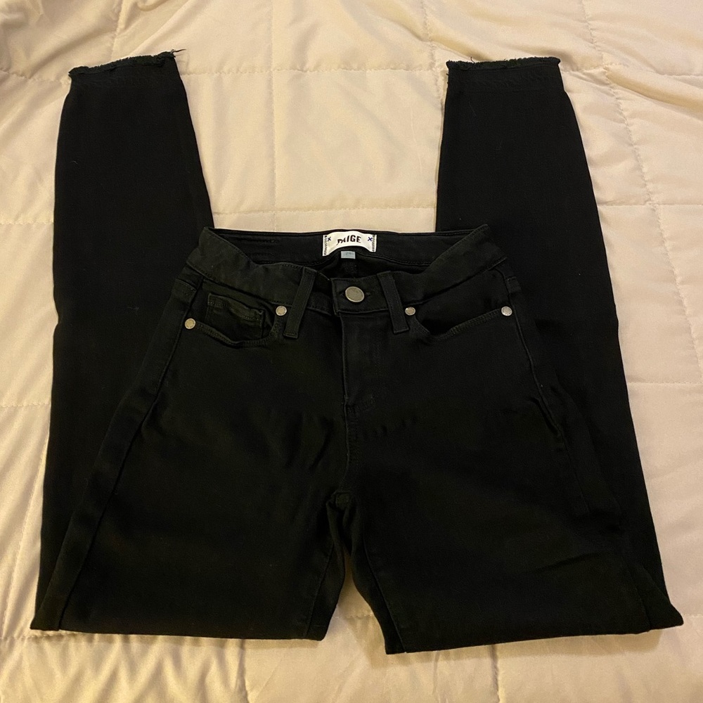 PAIGE Black Verdugo Ankle Jeans - Size 24